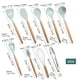 thumbnail image 5 of Los utensilios de cocina del silicón fijaron el menaje de cocina azul superior 9pcs conveniente que Cuelga respetuoso del medio ambiente seguro no tóxico, 5 of 7