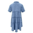 thumbnail image 5 of Sngxgn Women's Crew Neck Lounge Long Dress Elegant Long Sleeve Ribbed Bodycon Maxi Dresses(BU2,XL), 5 of 5