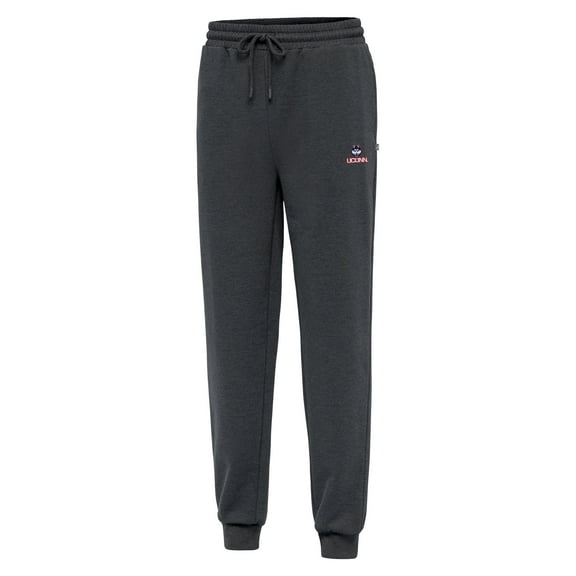 Men's Antigua Heather Charcoal UConn Huskies Idol Jogger Pants