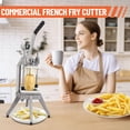 thumbnail image 2 of Bingirl Commercial Vegetable Chopper With Replacement Blades -Stainless Steel French Fry Cutter, Potato Dicer, Vegetable & Fruit Slicer,for Restaurants & Home Kitchen,with a 6-wedge slicer, 2 of 7