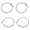 Silver, variant on Wide Gold Plating Hoop Earrings for Women,Sterling Silver Hoop Earrings Large Hypoallergenic Lightweight 30/50mm 2 Pairs