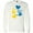 AA-White, variant on Inktastic Down Syndrome Awareness with Handprints and Hearts Blue and Yellow Long Sleeve T-Shirt