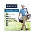 thumbnail image 4 of Haggar Men's Cool 18® Pro Solid Flat Front Pant Straight Fit HC00285, 4 of 7
