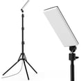 thumbnail image 2 of LOKHOM Portable Work Light with Tripod, Telescoping Rechargeable Camping Light with Stand,  2500 Lumen Cordless LED Light, 2 of 9