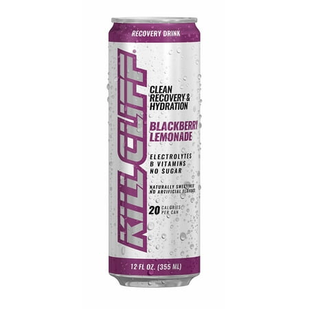 KILL CLIFF Recovery Drink, Blackberry Lemonade, 12 Fl Oz, 24 Ct