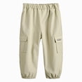 thumbnail image 1 of Kogui Baby Joggers Pants for Boy Boy's Joggers Elastic Waist Baggy Cargo Pants Flap Pockets Casual Pants 18 24 Months (Khaki,18-24 Months), 1 of 3