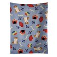 thumbnail image 1 of Carolines Treasures BB2732KTWL Dog House Collection Border Collie Red White Kitchen Towel, 1 of 4