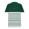 thumbnail image 4 of biudgviw Women's Tops Short Sleeve Striped Shirts Trendy Casual Soft Crewneck Basic Tees Lightweight Summer Clothes S-XXXL, 4 of 5