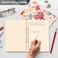 thumbnail image 4 of FORMRS 1-Subject Spiral Notebook 8" x 5" College Ruled 60 Refillable Sheet A5 Hard Cover, 2 Pack, Retro Starfish, 4 of 7