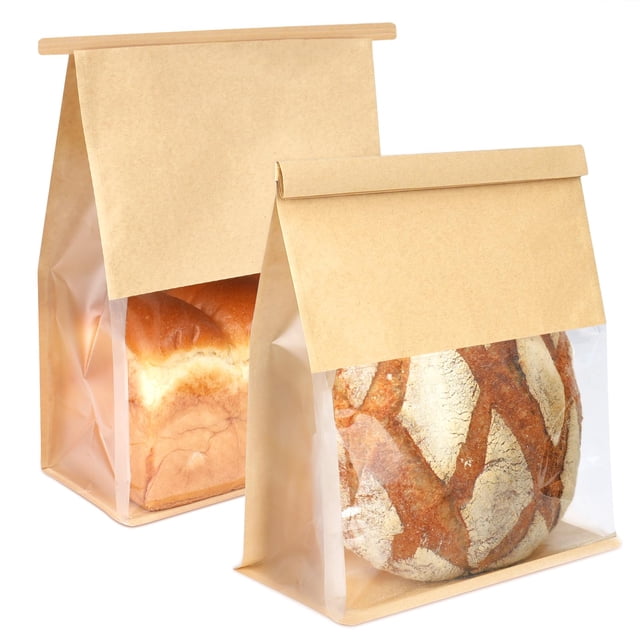 Bolsas de pan Foranda, paquete de 50 unidades, para pan de masa madre casero