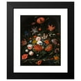 thumbnail image 2 of Abraham Mignon 20x24 Black Modern Framed Museum Art Print Titled - Flowers in a Glass Vase (C. 1670), 2 of 5