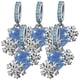 thumbnail image 1 of Accesorio azul invierno charm XmasHeart02 5Pzas Plata S925 Chapa Colgante Fijo Corazón/Copos Plata/Azul Caja Blanca 4x4c, 1 of 3