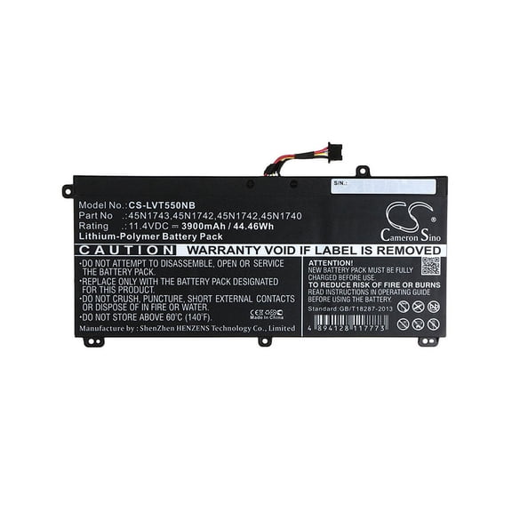 3900mAh SB10K12721 45N1742 45N1740 00NY639 45N1743 45N1741 Battery for Lenovo ThinkPad T550 ThinkPad T550 i7-5600U ThinkPad T550
