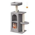 thumbnail image 1 of Torre de felpa pequeña con postes para rascar Cat Tree Feandrea, 1 of 5