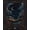Blue, Pattern 2, variant on Design&I 8'x10' Washable Area Rug Sleek Flatweave Pet Friendly Midnight Blue Celestial Forest Enchanting Deer and Moonlit Flora Design for King Size Bedroom, Under Bed