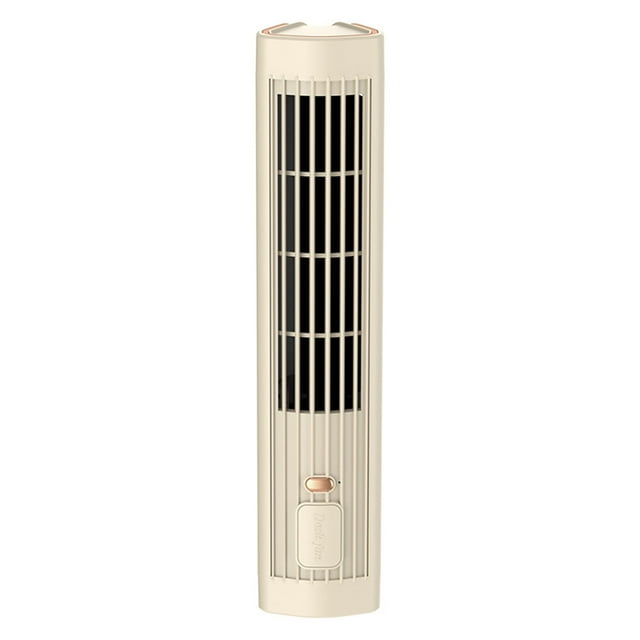 Meitianfacai Tower Fan with 3 Speeds,12 inch Stand Up Cooling Fan USB Rechargeable,Bladeless Oscillating Desk Oscillating Fan for Home Office
