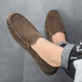 thumbnail image 4 of Spring Summer Men's Casual Loafers Slip On Leather Shoes Breathable Driving Shoes Moccasins Classic Penny Loafer Flats Boat Shoes, 4 of 9