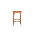 thumbnail image 5 of Taran Designs Harper Solid Wood Bar Stool in Brown, 5 of 5