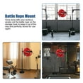 thumbnail image 3 of IFANLANDOR Battle Rope Mounts Wall-mounted Space-saving Rack Black 1Set, 3 of 8