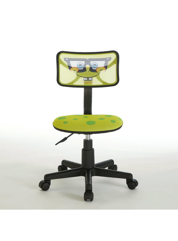 Nickelodeon SpongeBob SquarePants Swivel Mesh Chair, Adjustable Height, Yellow