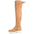 thumbnail image 2 of Journee Womens Salisa Block Heel Over The Knee Boots, 2 of 9