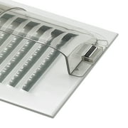 Frost King HD7 Heat and Air Deflector, Unbreakable, Clear Plastic with Magnetic hold for Central Forced Air Systems, Adjustable 10 to 14