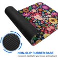 thumbnail image 6 of Long Mouse Pads for Desk,Pioneer Flower Floral Print Pattern Desk Mats on Top Of Desks, Desk Mouse Pad Extra Large with 3mm Non-Slip Base and Stitched Edge for Gaming,Office,Work,Home 35.4"x15.7", 6 of 6