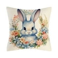 thumbnail image 5 of Clearance Bunny Easter, 18IN Easter Pillow Covers Spring Easter Throw Pillow Covers Easter Bunny Eggs Cushion Covers Pillow Cases For Home Outdoor Sofa Couch Decoration Linen Fabrics, 5 of 6