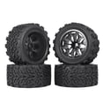 thumbnail image 4 of Pneus de Camion RC 4 Pièces Résistant à l'Usure Durable 12mm Moyeux Hexagonaux Pneu en Caoutchouc Pneu de Roue, 4 of 7