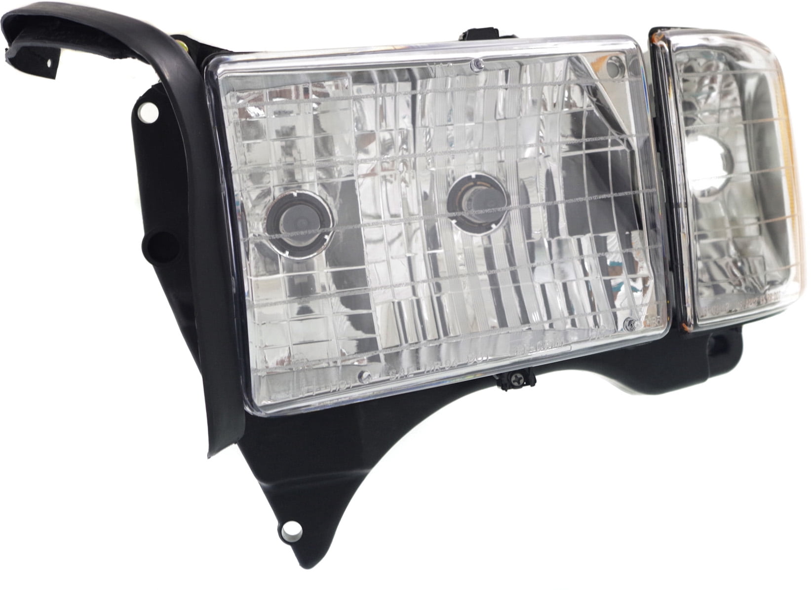 Headlight Compatible With 1999-2001 Dodge Ram 3500 2500 Left Driver Halogen With bulb(s)