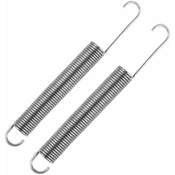 2Pcs 7 Inch Recliner Springs Replacement Sofa Chair Mechanism Tension Furniture Replacement Parts -Long Neck Hook Style