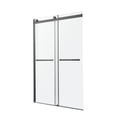 thumbnail image 3 of ANZZI Frameless Sliding Shower Door Kahn Series with Horizontal Handle 60 x 76 in. Matte Black, 3 of 3