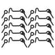 thumbnail image 1 of Gancho de cabina Uxcell para puerta de ventana de madera 2" 8pcs, 1 of 6