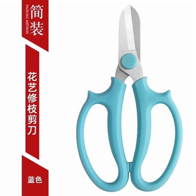 Tijeras florales Lin Tai Zuo Tijeras profesionales para arreglos florales Tijeras de podar Tijeras de uso doméstico Tijeras especiales para floristas 401 Azul a granel