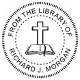 thumbnail image 2 of Religious Cross Book Embosser - Custom Embosser, 2 of 10