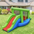 thumbnail image 3 of Infans Bountech Inflatable Snail Bounce House Dual Slide Basketball Game Without Blower, 3 of 7
