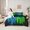 Blue Green, variant on Homewish Futuristic Game Console Twin Bedding Sets 7-Piece, Cyan Gamepad Gamer Bedding Comforter Set, Teens Kids Girls Boys Reversible Sheet Sets, Ultra Soft Bedroom Decor