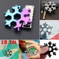 thumbnail image 5 of Portable 18 In 1 Incredible Tool Stainless Home Multi-tool Snowflake Design Tool, 5 of 5