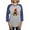 Heather/Blue, variant on CafePress - English Mastiff Christmas Long Sleeve T Shirt - Womens Baseball Tee