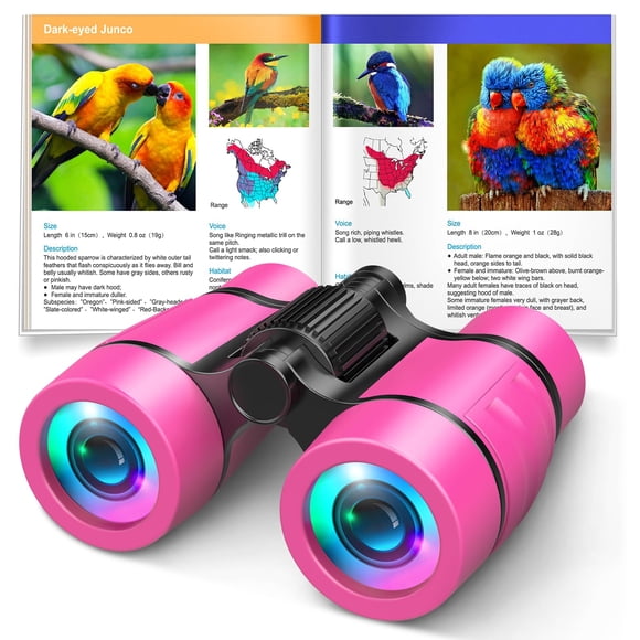 Binoculares ¡VAMOS! para niños de 4 a 7 años de edad, con manual
