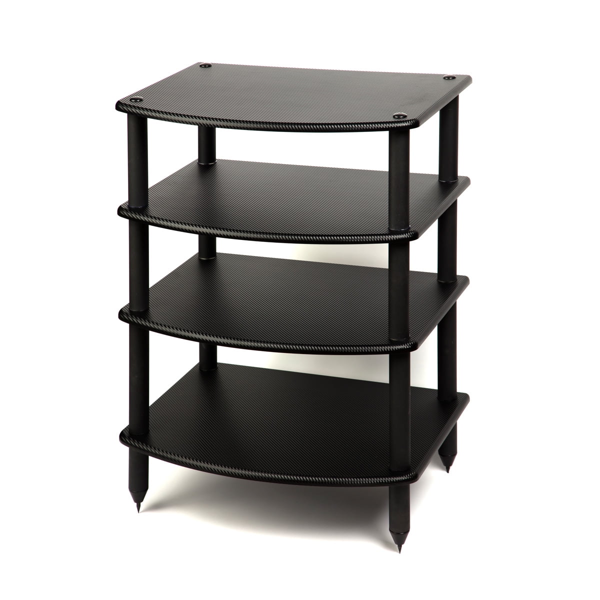 Pangea Audio Vulcan Media Stand Four Shelf Audio Rack for Video ...