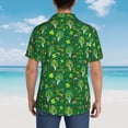 thumbnail image 4 of Picia St. Patrick's day Pattern Men's Hawaiian Shirt – Soft Cotton Regular Fit Short Sleeve Shirt, Casual Beach Shirt for Summer, Vacation, and Outdoor Wear,3X-Large, 4 of 7
