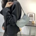 thumbnail image 4 of Sac à Main en Velours Côtelé pour Femmes Mode Couleur Unie (Bleu), 4 of 6
