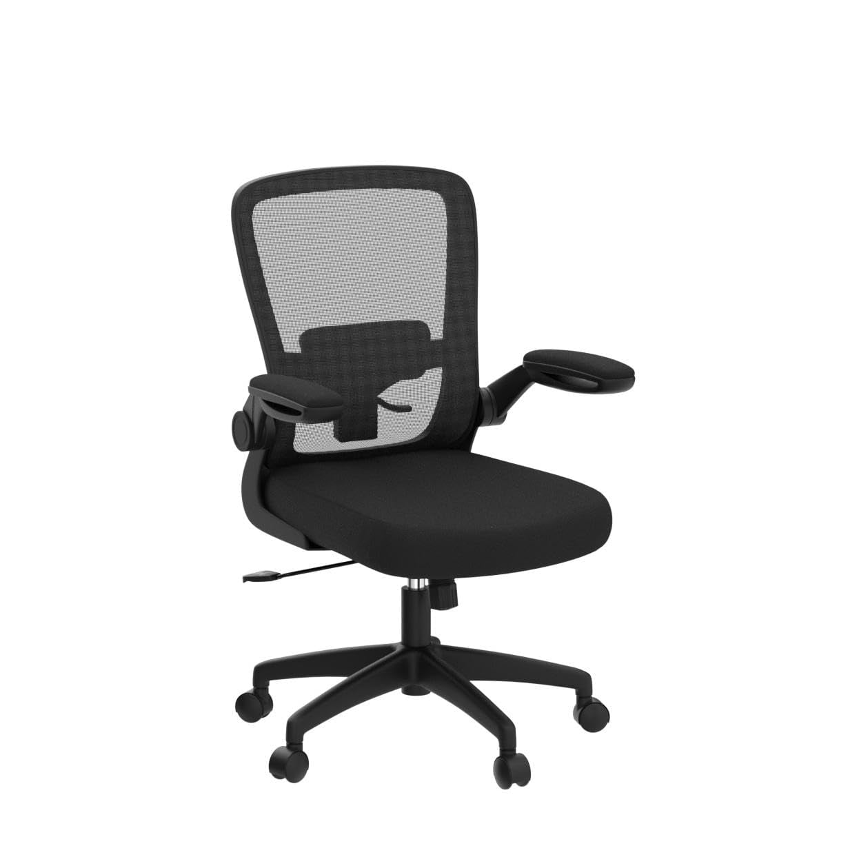 Office Chair, Ergonomic Desk Chair Breathable Mesh Chairs Adjustable High Back Lumbar Support Flip-up Armrests, Executive Rolling Swivel Comfy Computer Chairs Home Office Black