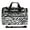 Black Trim Zebra, variant on Animal Prints 22-Inch Carry-On Duffle Bag with Adjustable Shoulder Strap - Elephant