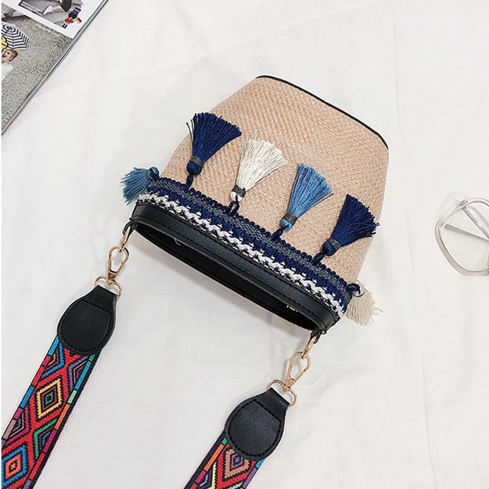 handbag with wide shoulder strap