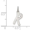 thumbnail image 3 of 925 Sterling Silver Dainty Letter R Initial Name Monogram Necklace Charm Pendant, 3 of 8