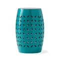 thumbnail image 3 of Christopher Knight Home Lilac Outdoor 12" Iron Side Table, Teal, 3 of 8
