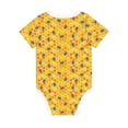 thumbnail image 2 of Rocae Honeycombs for Baby Climbing Clothes Soft Baby Romper for Active Infants Comfortable and Breathable Crawling Jumpsuit Unisex Baby Outfit 9M, 2 of 8