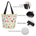 thumbnail image 4 of Sikiie Turtle Flower Shoulder Bag Casual Hobo Crossbody Tote Bag for Women and Men Large Purse Messenger Bag Travel Work, 4 of 6